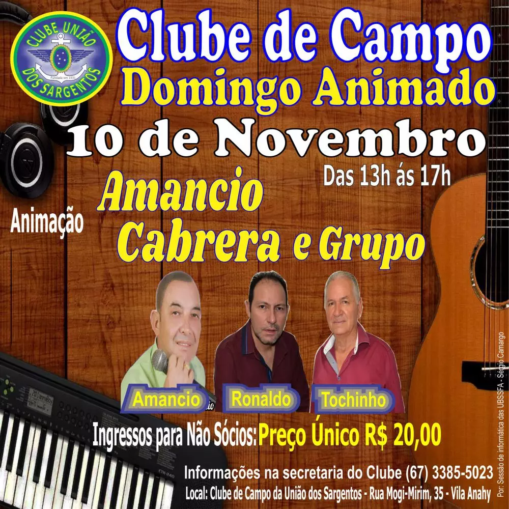 Domingo Animado no Clube de Campo 10/11/2024